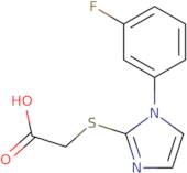 2-{[1-(3-Fluorophenyl)-1H-imidazol-2-yl]sulfanyl}acetic acid