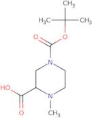 4-[(tert-butoxy)carbonyl]-1-methylpiperazine-2-carboxylic acid