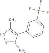 3-Methyl-4-[3-(trifluoromethyl)phenyl]-1H-pyrazol-5-amine