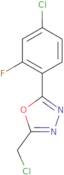 2-(4-Chloro-2-fluorophenyl)-5-(chloromethyl)-1,3,4-oxadiazole