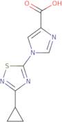 1-(3-Cyclopropyl-1,2,4-thiadiazol-5-yl)-1H-imidazole-4-carboxylic acid