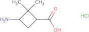 (1S,3R)-3-Amino-2,2-dimethylcyclobutane-1-carboxylic acid hydrochloride