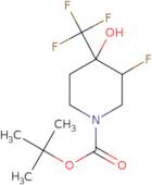 tert-Butyl 3-fluoro-4-hydroxy-4-(trifluoromethyl)piperidine-1-carboxylate