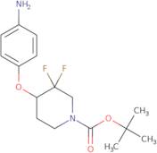 tert-Butyl 4-(4-aminophenoxy)-3,3-difluoropiperidine-1-carboxylate