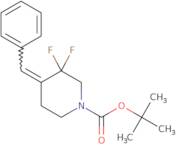 tert-Butyl 4-benzylidene-3,3-difluoropiperidine-1-carboxylate