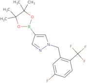 1-(5-Fluoro-2-trifluoromethyl-benzyl)-4-(4,4,5,5-tetramethyl-[1,3,2]dioxaborolan-2-yl)-1H-pyrazole