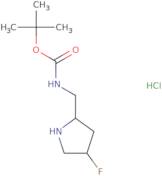 tert-Butyl N-{[(2S,4S)-4-fluoropyrrolidin-2-yl]methyl}carbamate hydrochloride