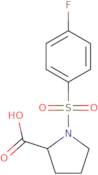 1-(4-Fluoro-benzenesulfonyl)-pyrrolidine-2-carboxylic acid