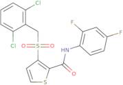 3-[(2,6-Dichlorobenzyl)sulfonyl]-N-(2,4-difluorophenyl)-2-thiophenecarboxamide