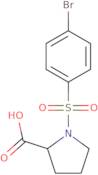 1-(4-Bromobenzenesulfonyl)pyrrolidine-2-carboxylic acid