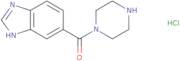 5-(Piperazin-1-ylcarbonyl)-1H-1,3-benzodiazole hydrochloride