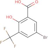 5-Bromo-2-hydroxy-3-(trifluoromethyl)benzoic acid