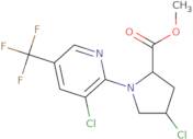 Methyl 4-chloro-1-[3-chloro-5-(trifluoromethyl)pyridin-2-yl]pyrrolidine-2-carboxylate
