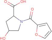 1-(2-Furylcarbonyl)-4-hydroxy-2-pyrrolidinecarboxylic acid