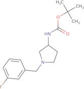 (R)-tert-Butyl 1-(3-fluorobenzyl)pyrrolidin-3-ylcarbamate