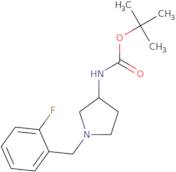 (R)-tert-Butyl 1-(2-fluorobenzyl)pyrrolidin-3-ylcarbamate