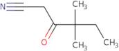 4,4-Dimethyl-3-oxohexanenitrile