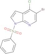 1-(Benzenesulfonyl)-5-bromo-4-chloro-1H-pyrrolo[2,3-b]pyridine