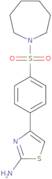 4-[4-(Azepane-1-sulfonyl)phenyl]-1,3-thiazol-2-amine