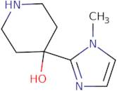 4-(1-Methyl-1H-imidazol-2-yl)piperidin-4-ol