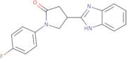 4-(1H-Benzimidazol-2-yl)-1-(4-fluorophenyl)pyrrolidin-2-one