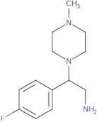 2-(4-Fluorophenyl)-2-(4-methylpiperazin-1-yl)ethan-1-amine