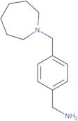 [4-(Azepan-1-ylmethyl)phenyl]methanamine