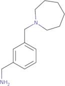 [3-(Azepan-1-ylmethyl)phenyl]methanamine