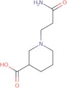 1-(2-Carbamoyl-ethyl)-piperidine-3-carboxylic acid