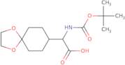 N-Boc-amino-(1,4-dioxa-spiro[4.5]dec-8-yl)-acetic acid