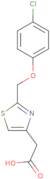 2-[2-(4-Chlorophenoxymethyl)-1,3-thiazol-4-yl]acetic acid