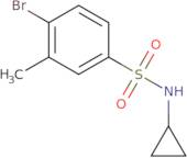 N-Cyclopropyl 4-bromo-3-methylbenzenesulfonamide