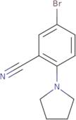 5-Bromo-2-(pyrrolidino)benzonitrile