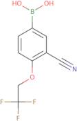 [3-cyano-4-(2,2,2-trifluoroethoxy)phenyl]boronic acid