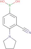 3-Cyano-4-pyrrolidinophenylboronic Acid