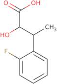 3-(2-Fluorophenyl)-2-hydroxybutanoic acid