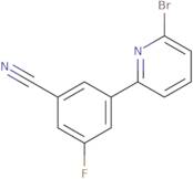 3-(6-Bromopyridin-2-yl)-5-fluorobenzonitrile