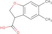 5,6-Dimethyl-2,3-dihydro-1-benzofuran-3-carboxylic acid