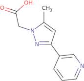 2-(5-Methyl-3-(pyridin-3-yl)-1H-pyrazol-1-yl)acetic acid