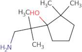 1-(1-Amino-2-methylpropan-2-yl)-2,2-dimethylcyclopentan-1-ol