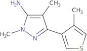 1,4-Dimethyl-3-(4-methylthiophen-3-yl)-1H-pyrazol-5-amine