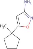 5-(1-Methylcyclopentyl)-1,2-oxazol-3-amine