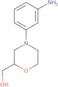 [4-(3-Aminophenyl)morpholin-2-yl]methanol