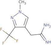 2-(1-Methyl-3-(trifluoromethyl)-1H-pyrazol-4-yl)acetimidamide