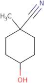 4-Hydroxy-1-methylcyclohexane-1-carbonitrile