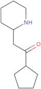 1-Cyclopentyl-2-(piperidin-2-yl)ethan-1-one