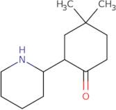 4,4-Dimethyl-2-piperidin-2-ylcyclohexan-1-one