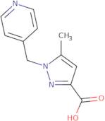 5-Methyl-1-[(pyridin-4-yl)methyl]-1H-pyrazole-3-carboxylic acid