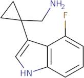 1-[1-(4-Fluoro-1H-indol-3-yl)cyclopropyl]methanamine