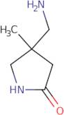 4-(Aminomethyl)-4-methylpyrrolidin-2-one